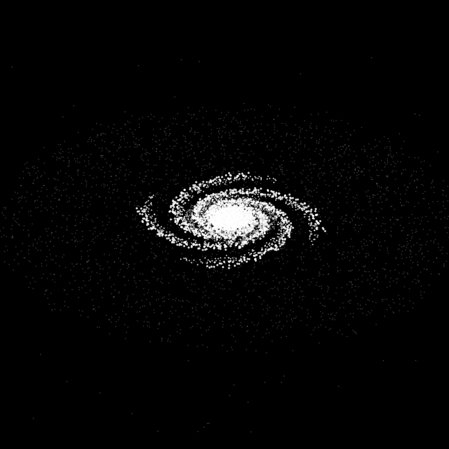 Galaxy Particle Spiral